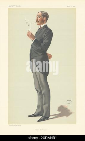 EITELKEIT FAIR SPIONAGE CARTOON George Errington 'der Vatikan' Irland. Bis T 1882 Stockfoto