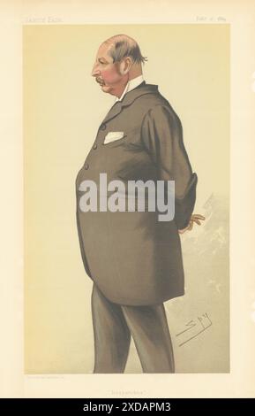 EITELKEIT FAIR SPIONAGE CARTOON Capt Conway Seymour 'Dispatches' Militaria 1884 Print Stockfoto