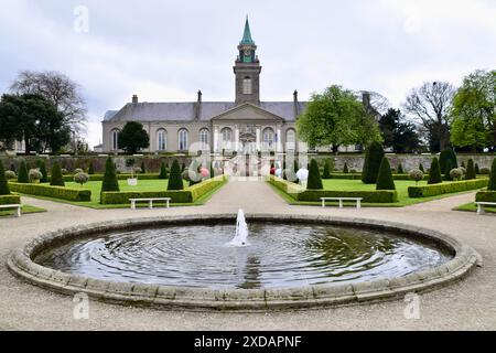 Die Gärten im Royal Hospital Kilmainham. Stockfoto