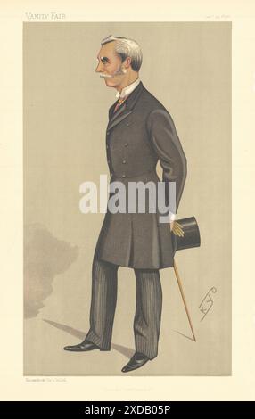 EITELKEIT FAIR SPIONAGE CARTOON Cecil Clementi Smith "Straits Settlements". KYO 1892 Stockfoto