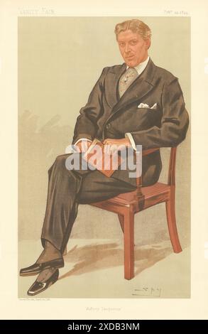 EITELKEIT FAIR SPION CARTOON George Alexander 'Aubrey Tanqueray' Theater Schauspieler 1894 Stockfoto