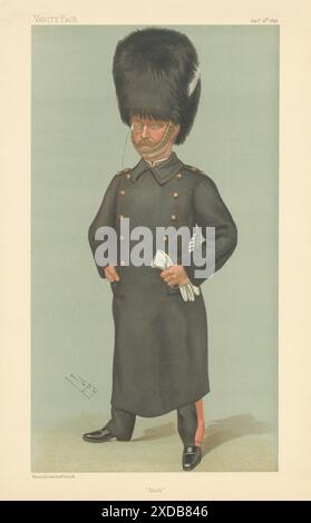 TRICKFILM Graf Albert von Gleichen „Glick“ Militär 1898 Stockfoto