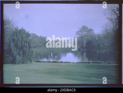 Gelände des Myron C. Taylor Anwesens, Locust Valley, Long Island, New York. Genthe Fotosammlung. Stockfoto