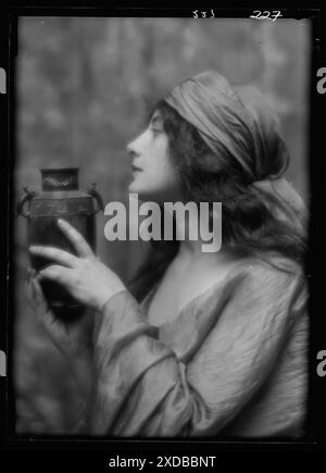 Carter, Malvina Longfellow, Porträtfoto. Genthe Fotosammlung. Stockfoto