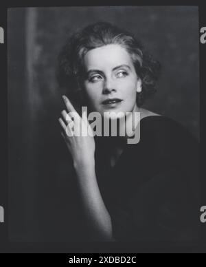 Porträtfoto von Greta Garbo. Genthe Fotosammlung. Stockfoto