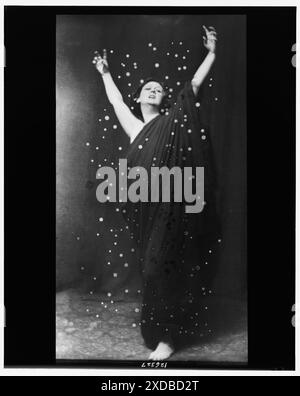 Isadora Duncan tanzt. Genthe Fotosammlung. Stockfoto