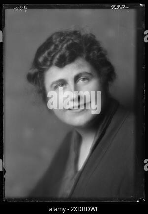 Wilson, Woodrow, Mrs. (Früher Mrs. Norman galt), Porträtfoto. Genthe Fotosammlung. Stockfoto
