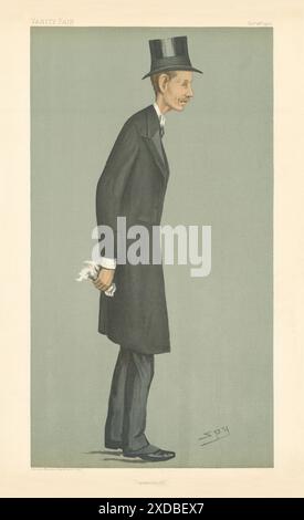 CHARITY FAIR SPION CARTOON Lord Hugh Cecil „Greenwich“ und Oxford University MP 1900 Stockfoto