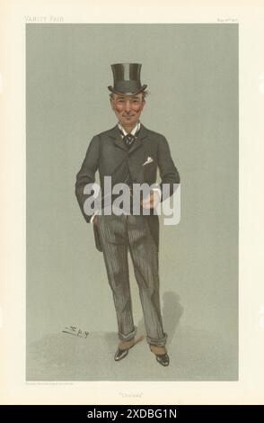 EITELKEIT, FAIRER SPIONAGE-CARTOON Charles Algernon Whitmore, Abgeordneter von Chelsea. Politik 1901 Stockfoto