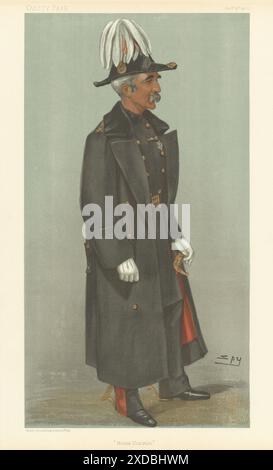 EITELKEIT-SPION-ZEICHENTRICKFILM Generalmajor Sir Henry Trotter 'Heimatbezirk'. Militär 1902 Stockfoto