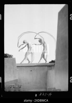 Marion Morgan Tänzerinnen. Genthe Fotosammlung. Stockfoto