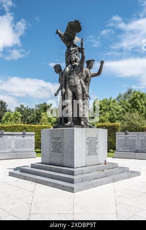 Polnisch Forces War Memorial, National Memorial Arboretum, Alrewas, Lichfield, Staffordshire Stockfoto