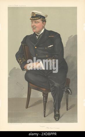 EITELKEIT-SPION-ZEICHENTRICKFILM „Rupert“ Guinness, Earl of Iveagh. Rudern. Dublin 1905 Stockfoto