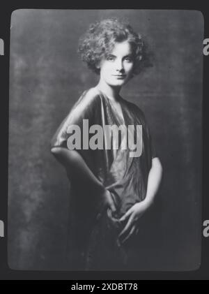 Porträtfoto von Greta Garbo. Genthe Fotosammlung. Stockfoto