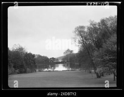 Taylor, Myron C., Mr., Residence and Grounds, Locust Valley, Long Island, New York. Genthe Fotosammlung. Stockfoto