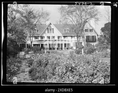 Taylor, Myron C., Mr., Residence and Grounds, Locust Valley, Long Island, New York. Genthe Fotosammlung. Stockfoto