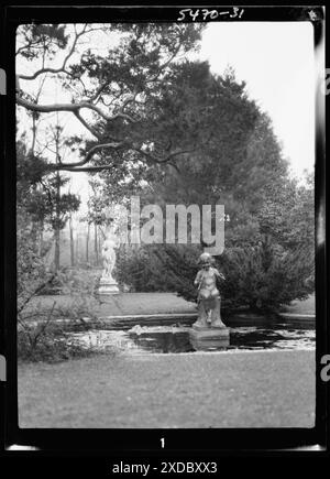 Taylor, Myron C., Mr., Residence and Grounds, Locust Valley, Long Island, New York. Genthe Fotosammlung. Stockfoto