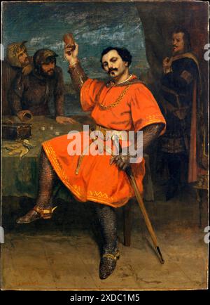 Louis Gueymard als Robert le Diable. Gustave Courbet. 1857. Stockfoto