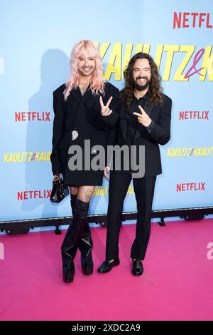 Bill Kaulitz und Tom Kaulitz bei der Premiere der Kaulitz & Kaulitz Netflix Realityserie am 21.06.2024 in Berlin Kaulitz & Kaulitz Realityserie feiert Premiere in Berlin *** Bill Kaulitz und Tom Kaulitz bei der Premiere des Kaulitz Kaulitz Netflix Reality-Serie am 21 06 2024 in Berlin Kaulitz Kaulitz Reality-Serie Premiere in Berlin Stockfoto