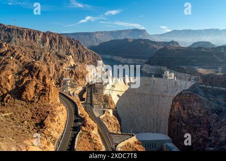 Hoover Dam in der Nähe von Las Vegas, USA Stockfoto