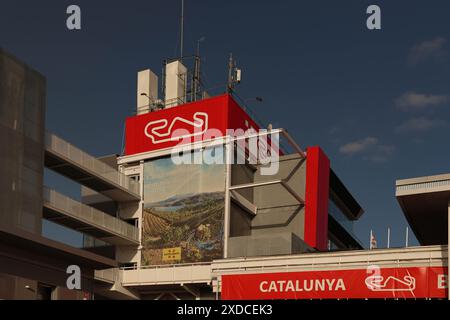 Barcelona, Spanien. Juni 2024. Catalunya Circuit Ambiente während des Formel 1 Spanien Grand Prix 2024, 10. Runde der Formel 1 Weltmeisterschaft 2024 vom 21. Bis 23. Juni 2024 auf dem Barcelona Catalunya Circuit. (Philippe Nanchino/SPP) Credit: SPP Sport Press Photo. /Alamy Live News Stockfoto