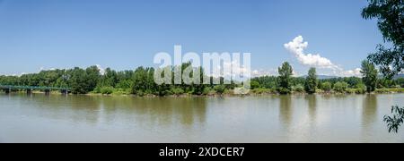 Fraser River in Langley Fort, Kanada, BC Stockfoto