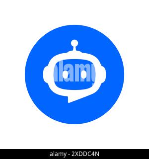 Chat Bot-Vektorsymbol Stock Vektor
