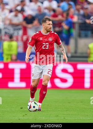 Rasmus Kristensen, DEN 25 im Gruppenspiel C ENGLAND, Dänemark. , . Am 20. Juni 2024 in Frankfurt. Fotograf: ddp Images/STAR-Images Credit: ddp Media GmbH/Alamy Live News Stockfoto