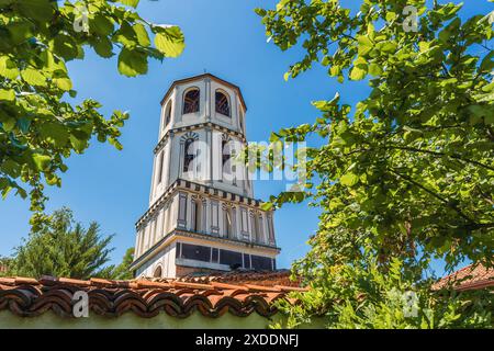 Plovdiv, Bulgarien. Mai 2024. Saint Constantin und Saint Elena Kirche, ein religiöses Wahrzeichen in der Altstadt Stockfoto