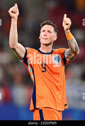 Wout Weghorst (Niederlande)Leipzig, 21.06.2024, Fußball, UEFA EURO 2024 in Deutschland, Gruppenphase, Niederlande - Frankreich Credit: SIPA USA/Alamy Live News Stockfoto