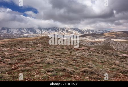 Antalya Taşeli Plateau und Weiße Berge Stockfoto