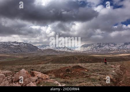 Antalya Taşeli Plateau und Weiße Berge Stockfoto