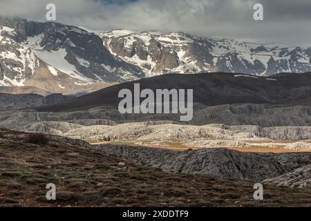 Antalya Taşeli Plateau und Weiße Berge Stockfoto