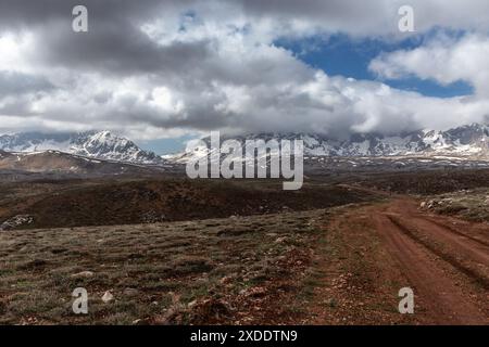 Antalya Taşeli Plateau und Weiße Berge Stockfoto