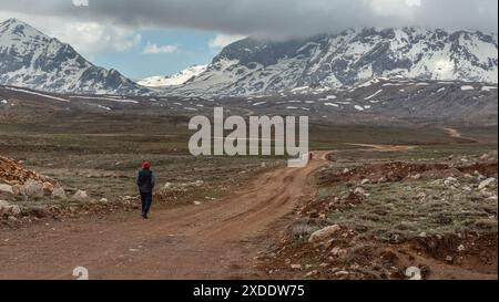 Antalya Taşeli Plateau und Weiße Berge Stockfoto