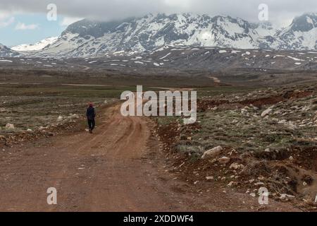 Antalya Taşeli Plateau und Weiße Berge Stockfoto