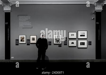 Budapest, Ungarn - 05.20.2024. Budapest, Ungarn. Das Museum der Schönen Künste. Innenfotos über die Ausstellungen des Museums. Stockfoto