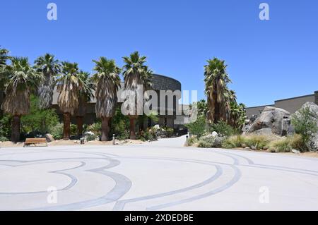 PALM SPRINGS, KALIFORNIEN - 20. Juni 2024: Das Agua Caliente Cultural Museum ist das offizielle Museum der Agua Caliente Band of Cahuilla Indians. Stockfoto