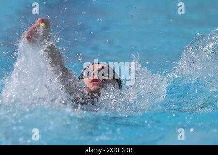 Roma, Italien. Juni 2024. Während des 60. Settecolli Schwimmtreffens im stadio del Nuoto in Rom (Italien), 22. Juni 2024. Quelle: Insidefoto di andrea staccioli/Alamy Live News Stockfoto