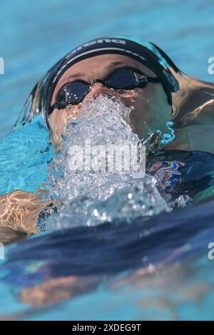 Roma, Italien. Juni 2024. Während des 60. Settecolli Schwimmtreffens im stadio del Nuoto in Rom (Italien), 22. Juni 2024. Quelle: Insidefoto di andrea staccioli/Alamy Live News Stockfoto