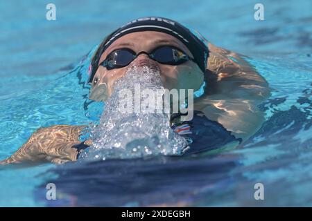 Roma, Italien. Juni 2024. Während des 60. Settecolli Schwimmtreffens im stadio del Nuoto in Rom (Italien), 22. Juni 2024. Quelle: Insidefoto di andrea staccioli/Alamy Live News Stockfoto