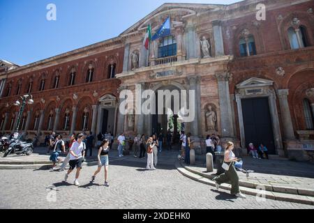 Mailand, Italien. Juni 2024. Tag der offenen Tür, UNIMIMilano, Italia - Cronaca Sabato, 22 Giugno, 2024. (Foto di Marco Ottico/Lapresse) Tag der offenen Tür UNIMI Mailand, Italien - Nachrichten Samstag, 22. Juni 2024. (Foto: Marco Ottico/Lapresse) Credit: LaPresse/Alamy Live News Stockfoto