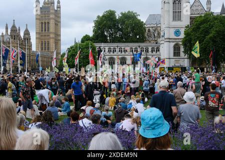 London, Großbritannien. Juni 2024. Restore Nature Now protestmarsch und Kundgebung im Zentrum Londons. Quelle: Matthew Chattle/Alamy Live News Stockfoto