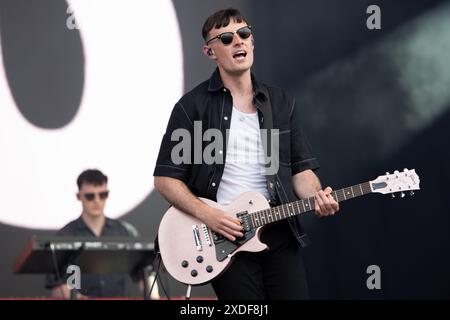 Seaclose Park, Newport, Großbritannien. Juni 2024. Die K's treten am 21. Juni 2024 auf der Hauptbühne des Isle of Wight Festivals im Seaclose Park auf. Credit: Emma Terracciano/Alamy Live News Stockfoto