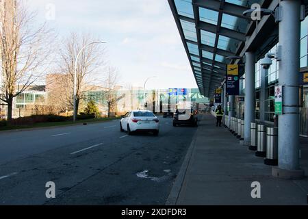 Ankunft und Abflug am Halifax Stanfield International Airport in Goffs, Nova Scotia, Kanada Stockfoto