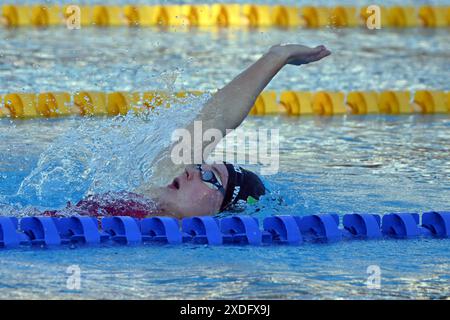 Foro Italico, Rom, Italien. Juni 2024. SetteColli Olympic Qualifying Schwimmen, Tag 2; Walshe Ellen 400 Medley Credit: Action Plus Sports/Alamy Live News Stockfoto