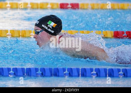 Foro Italico, Rom, Italien. Juni 2024. SetteColli Olympic Qualifying Schwimmen, Tag 2; Walshe Ellen 400 Medley Credit: Action Plus Sports/Alamy Live News Stockfoto
