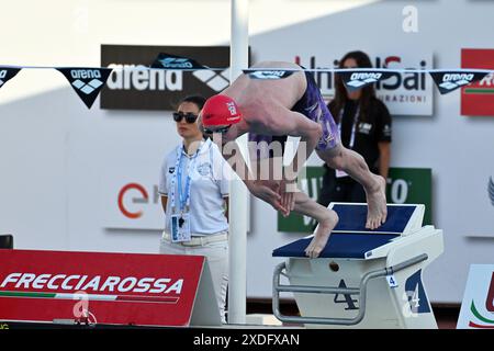 Foro Italico, Rom, Italien. Juni 2024. SetteColli Olympic Qualifying Schwimmen, Tag 2; Lichfield Max 400 m Medley Credit: Action Plus Sports/Alamy Live News Stockfoto