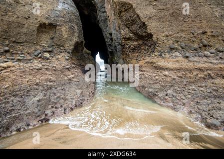 Der Keyhole Natural Tunnel - Neuseeland Stockfoto