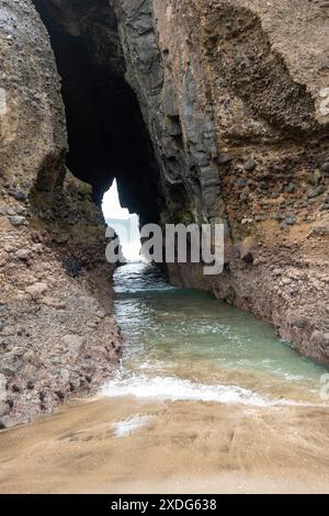 Der Keyhole Natural Tunnel - Neuseeland Stockfoto